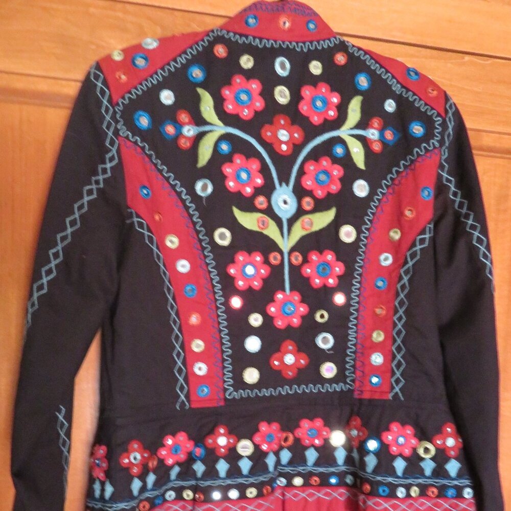 Double D Ranch Vintage Cotton Mirror Jacket - S - Picture 5 of 7